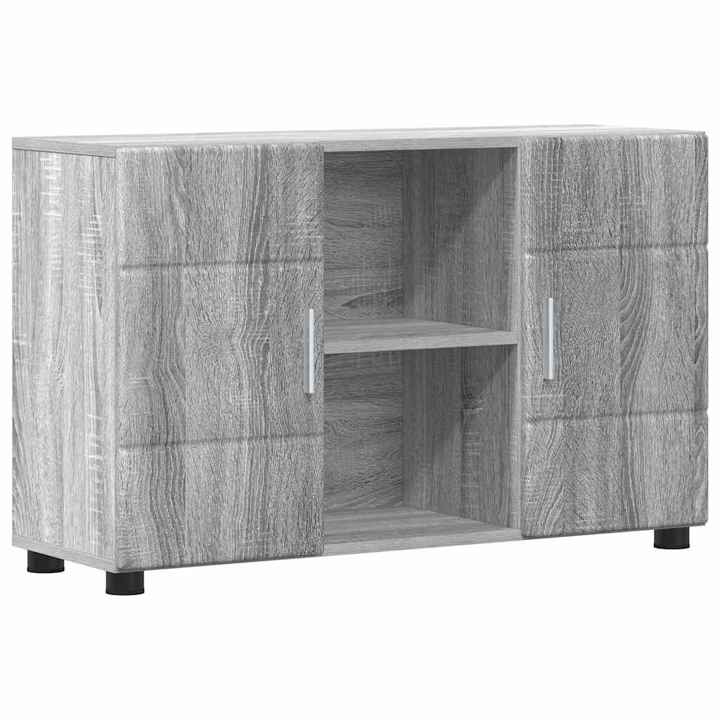vidaXL Sideboard FLORIN 88.5 x 30.5 x 55.5 cm Grey Sonoma 2