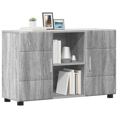 vidaXL Sideboard FLORIN 88.5 x 30.5 x 55.5 cm Grey Sonoma 3