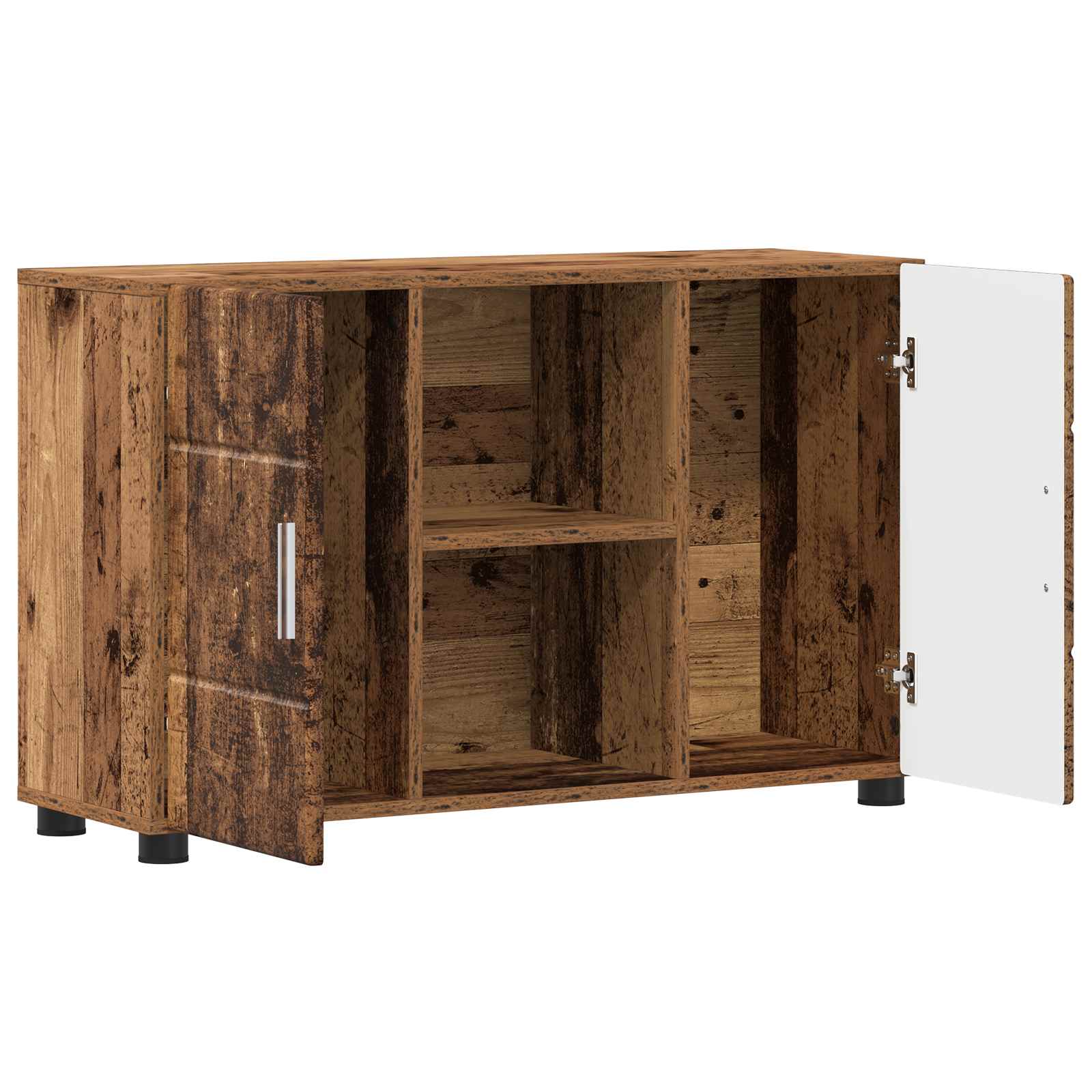 vidaXL Sideboard FLORIN 88.5 x 30.5 x 55.5 cm Old Wood Engineered Wood 5