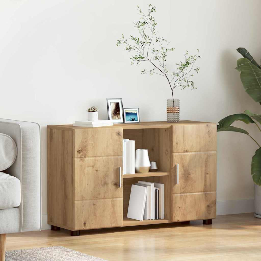 vidaXL Sideboard FLORIN 88.5 x 30.5 x 55.5 cm Artisan Oak 1