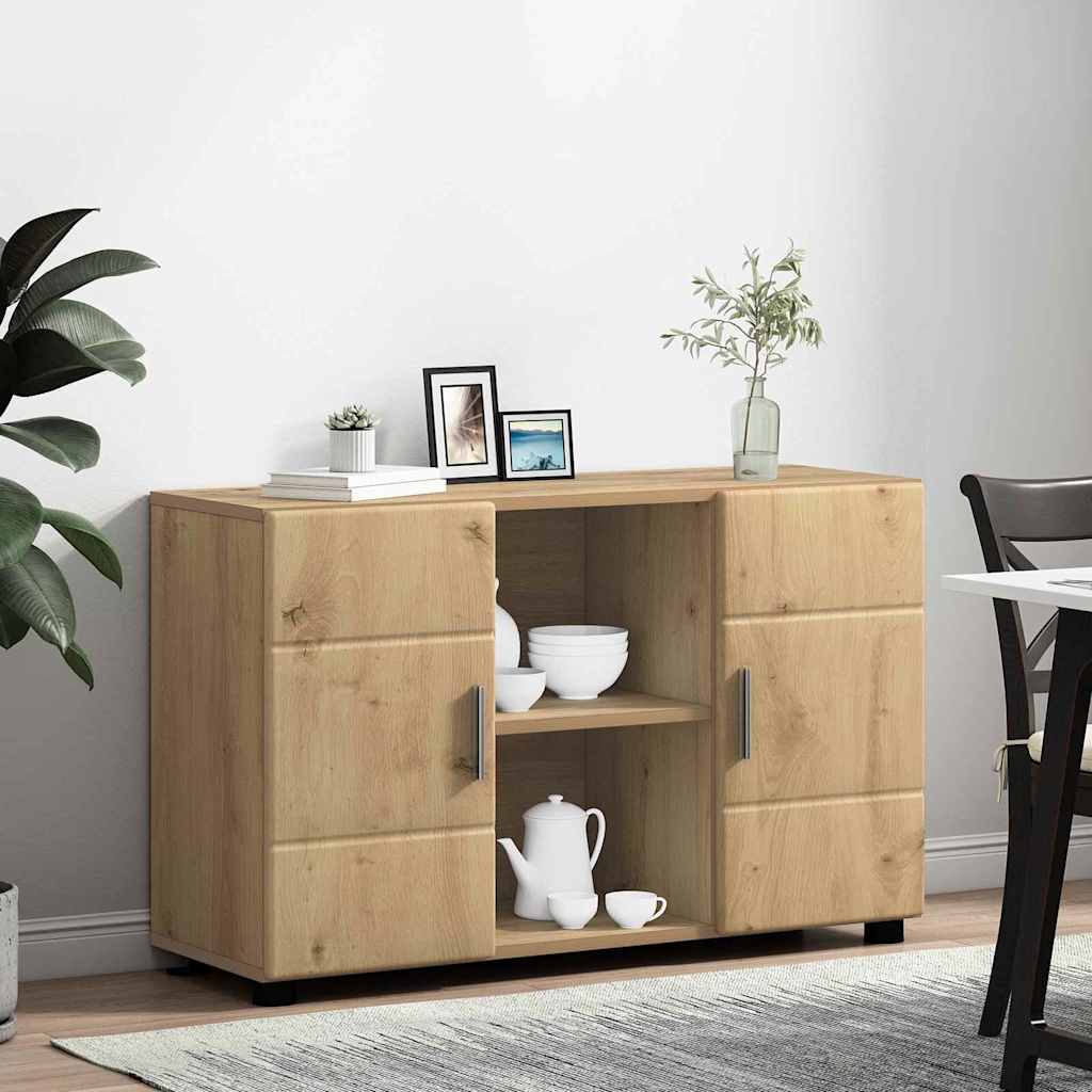 vidaXL Sideboard FLORIN 88.5 x 30.5 x 55.5 cm Artisan Oak 4
