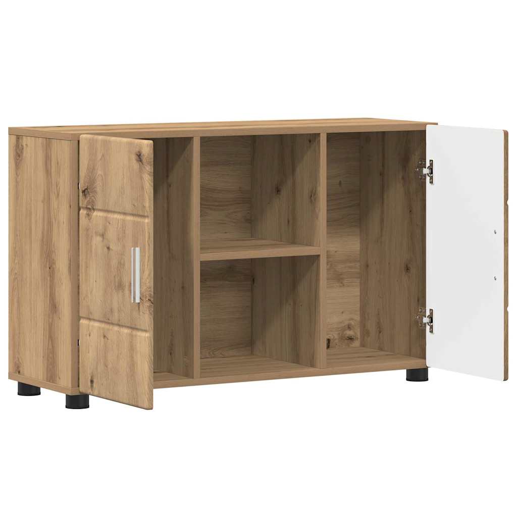vidaXL Sideboard FLORIN 88.5 x 30.5 x 55.5 cm Artisan Oak 5