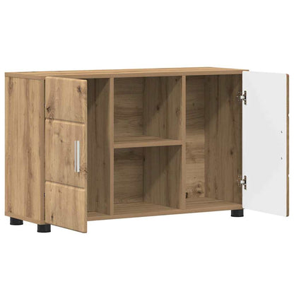 vidaXL Sideboard FLORIN 88.5 x 30.5 x 55.5 cm Artisan Oak 5