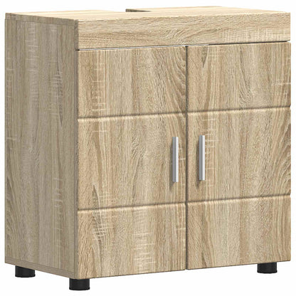 Bathroom Cabinet Set TULUM 60 x 34 x 63 cm Basin cabinet Sonoma oak