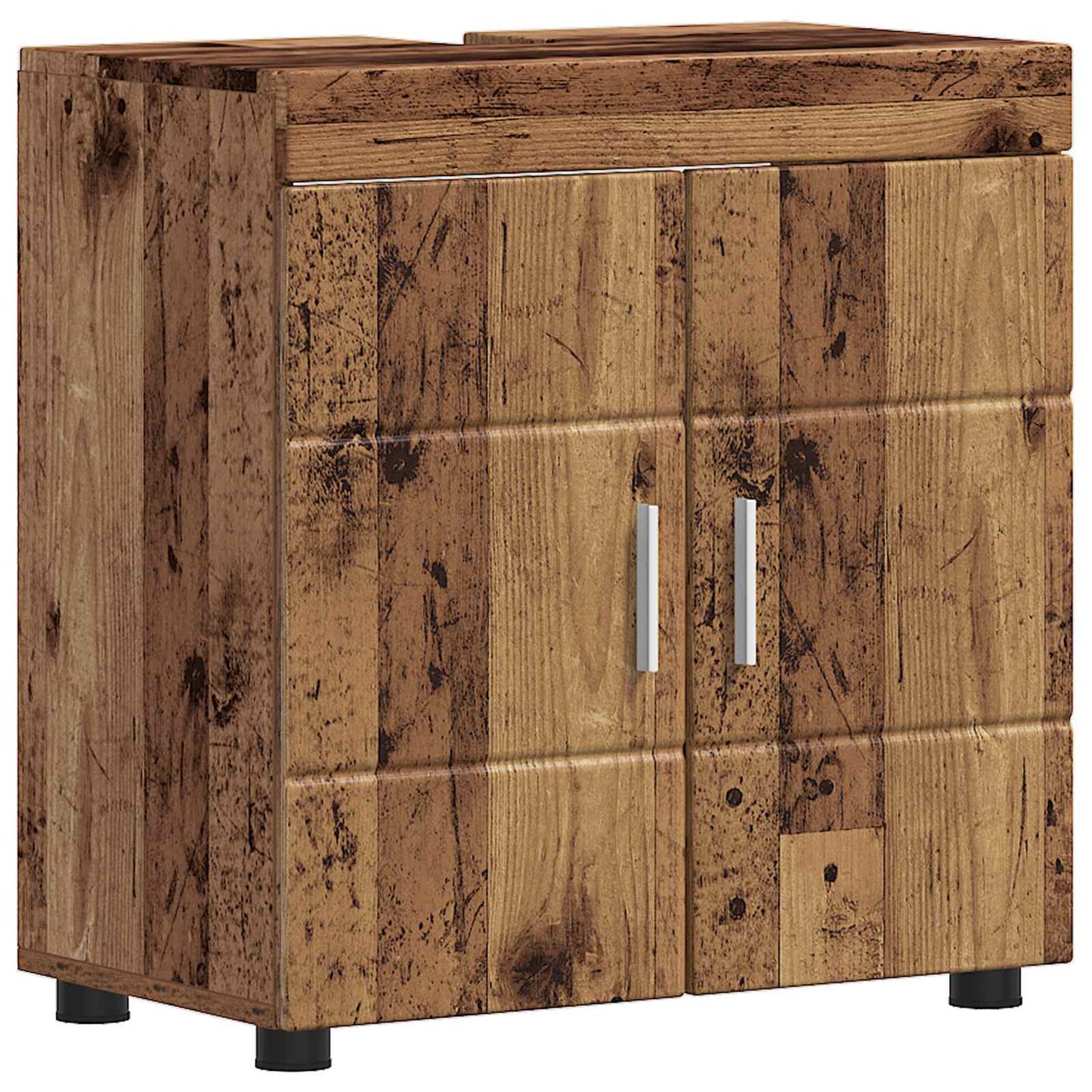 vidaXL Bathroom Cabinet Set TULUM Old Wood 60 x 34 x 63 cm 2