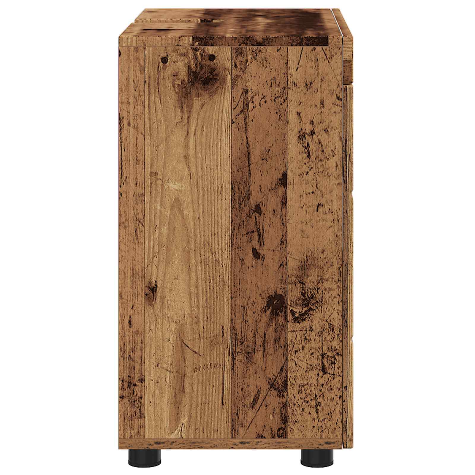 vidaXL Bathroom Cabinet Set TULUM Old Wood 60 x 34 x 63 cm 6