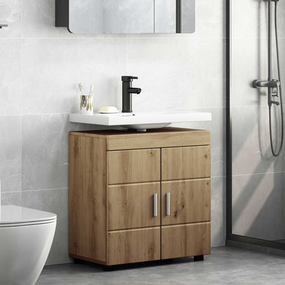 vidaXL Bathroom Cabinet Set TULUM Artisan Oak 60 x 34 x 63 cm 4