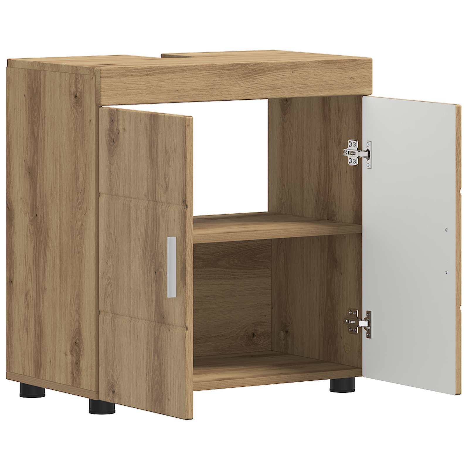 vidaXL Bathroom Cabinet Set TULUM Artisan Oak 60 x 34 x 63 cm 5