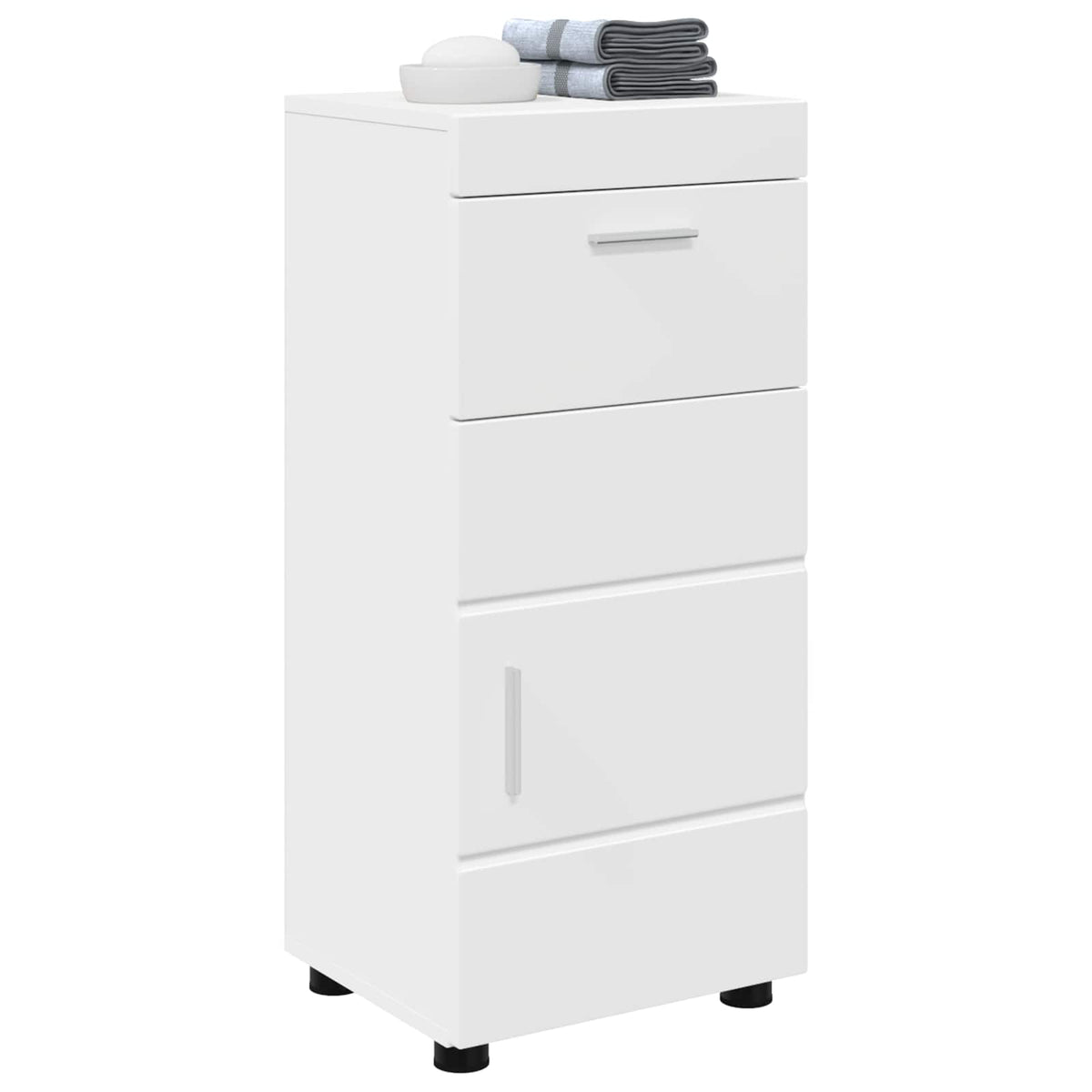 vidaXL Bathroom Cabinet Set TULUM White 37 x 31.5 x 82 cm 3