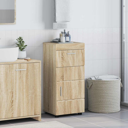 vidaXL Bathroom Cabinet Set TULUM Sonoma Oak 37 x 31.5 x 82 cm 1