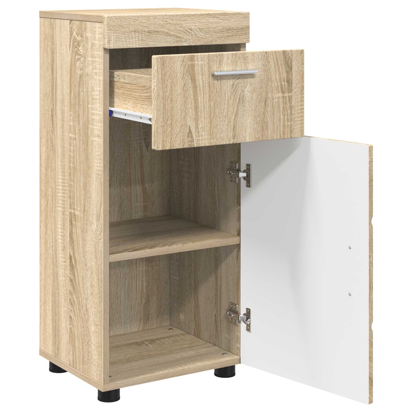 vidaXL Bathroom Cabinet Set TULUM Sonoma Oak 37 x 31.5 x 82 cm 5