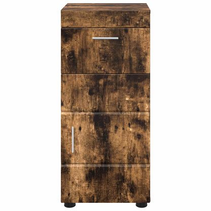 vidaXL Bathroom Cabinet Set TULUM Smoked Oak 37 x 31.5 x 82 cm 6