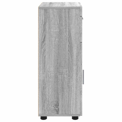 vidaXL Bathroom Cabinet Set TULUM Grey Sonoma 37 x 31.5 x 82 cm 6
