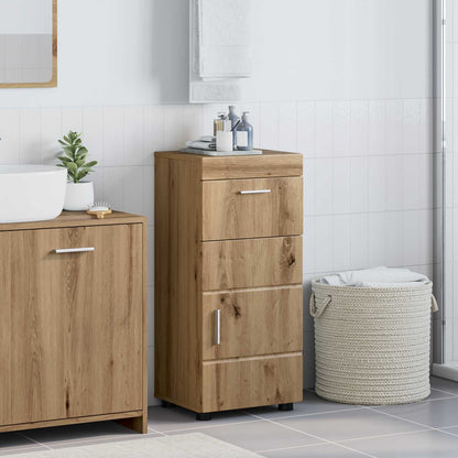 vidaXL Bathroom Cabinet Set TULUM Artisan Oak 37 x 31.5 x 82 cm 1