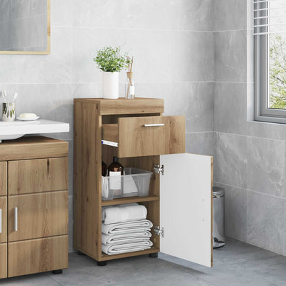 vidaXL Bathroom Cabinet Set TULUM Artisan Oak 37 x 31.5 x 82 cm 4