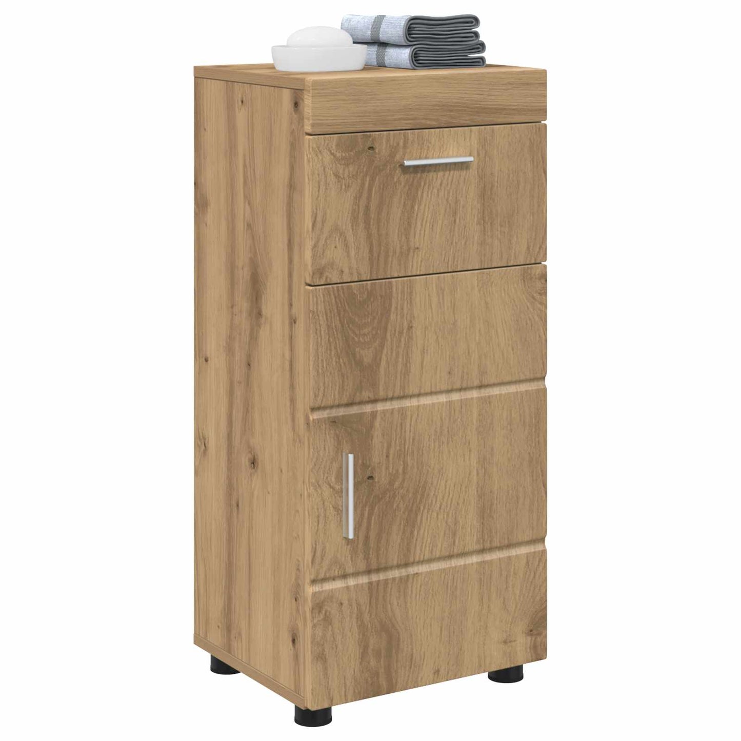 vidaXL Bathroom Cabinet Set TULUM Artisan Oak 37 x 31.5 x 82 cm 3
