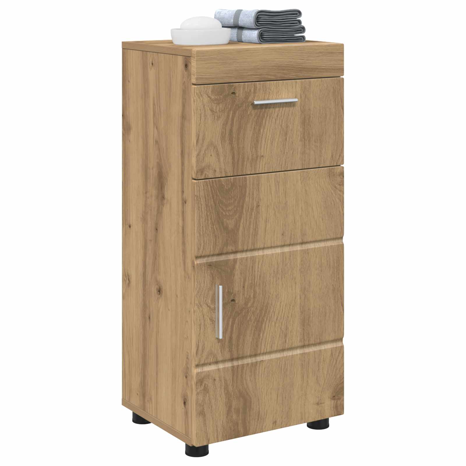 vidaXL Bathroom Cabinet Set TULUM Artisan Oak 37 x 31.5 x 82 cm 3