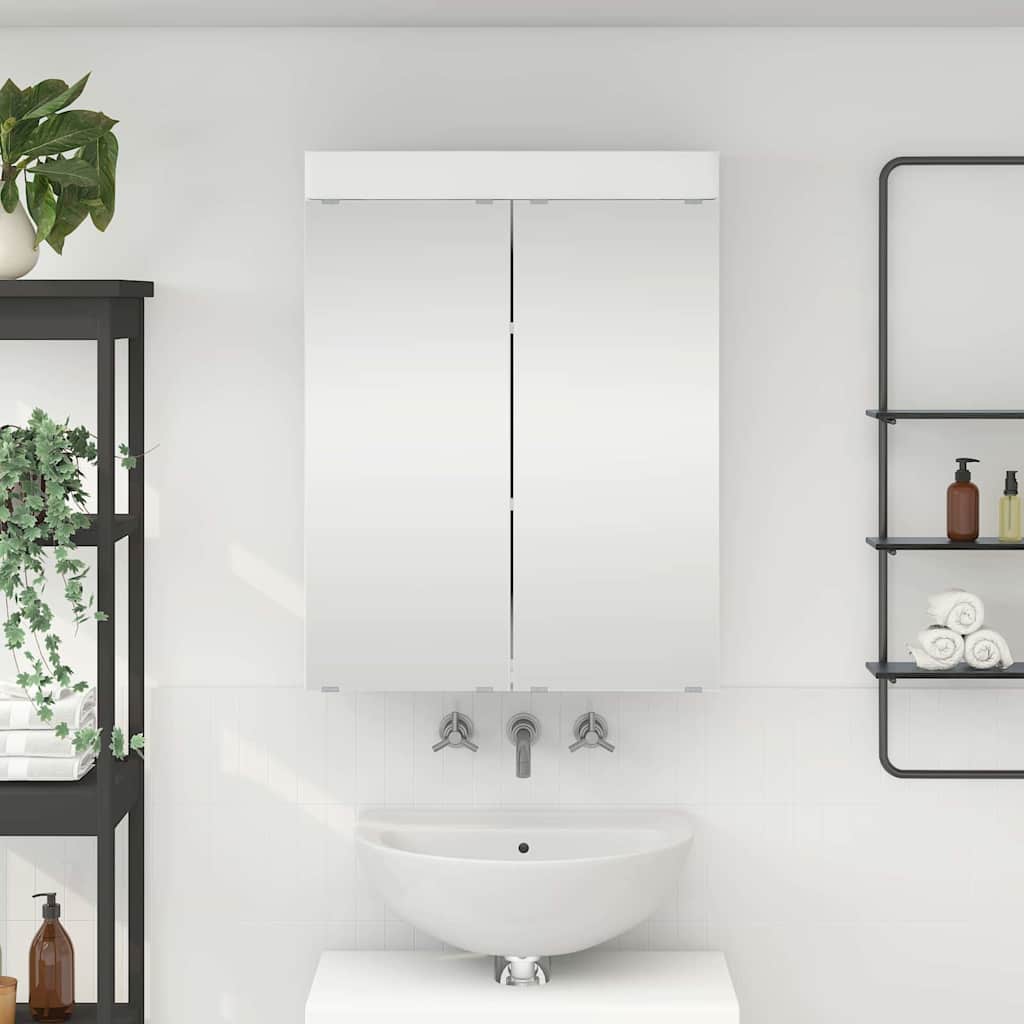 vidaXL Bathroom TULUM 60 x 16.5 x 78 cm Mirror Cabinet