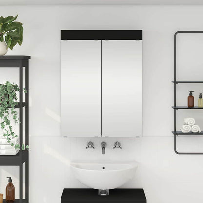 vidaXL Bathroom TULUM 60 x 16.5 x 78 cm Mirror Cabinet
