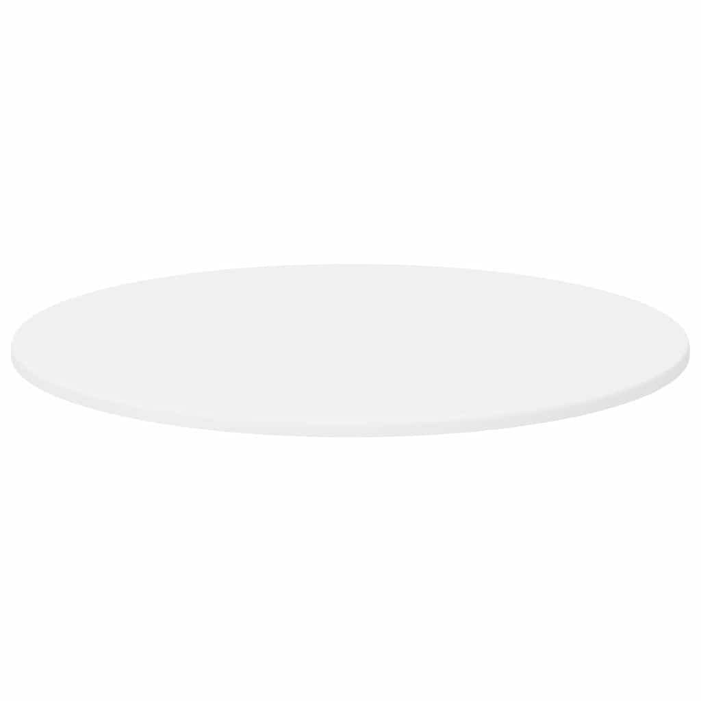 vidaXL Table Top Ø 70 x 1.5 cm Round Engineered Wood White 5