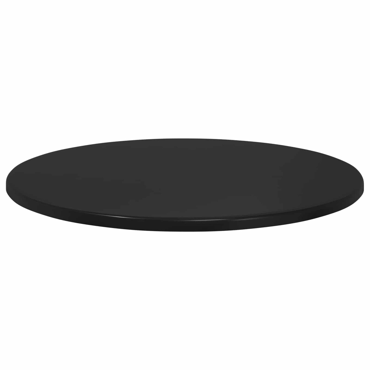 vidaXL Table Top Ø 70 x 1.5 cm Round Engineered Wood Black 5