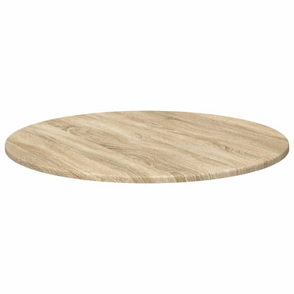 vidaXL Table Top Ø 70 x 1.5 cm Round Engineered Wood Sonoma Oak 5