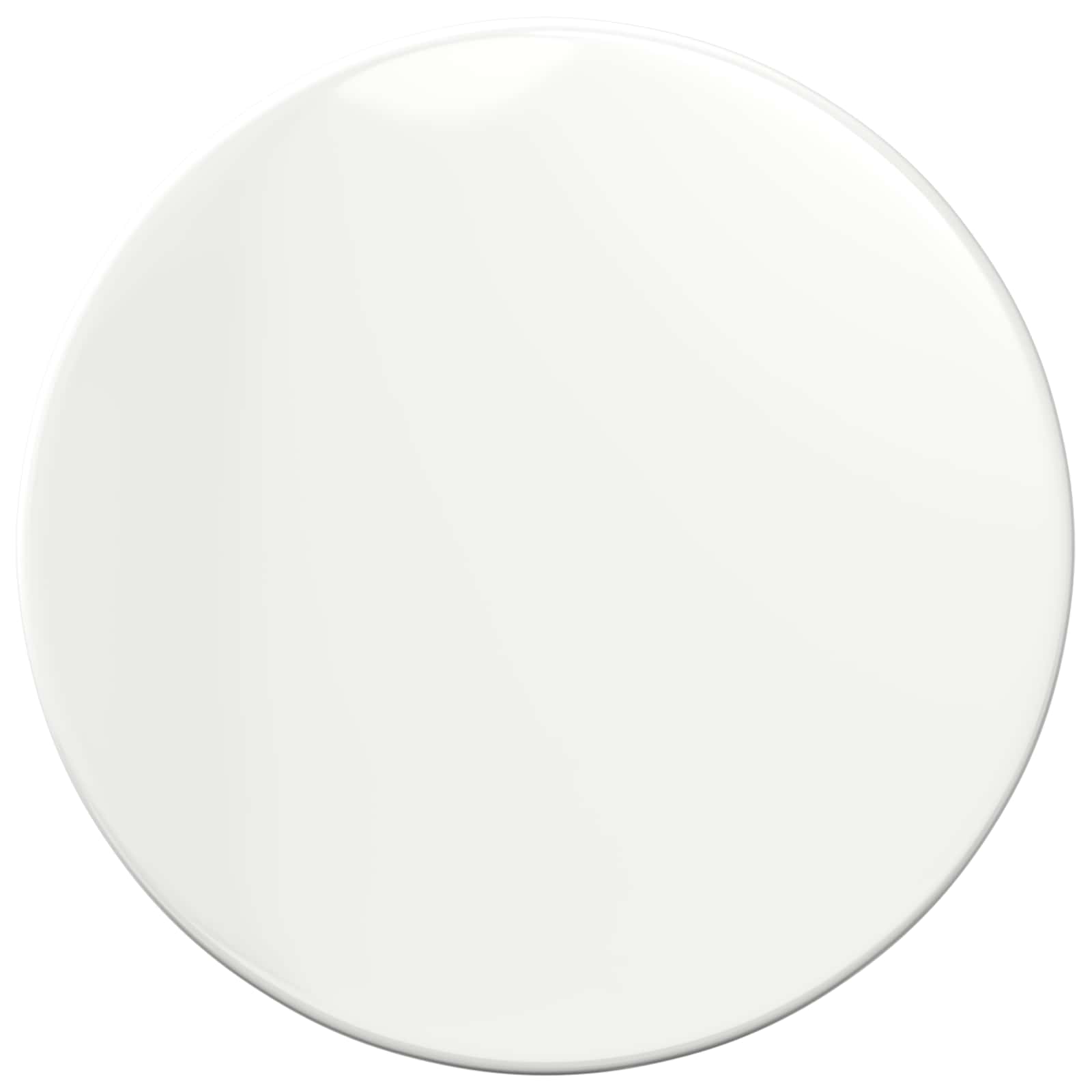 vidaXL Table Top Ø 70 x 1.5 cm Round Engineered Wood High Gloss White 2