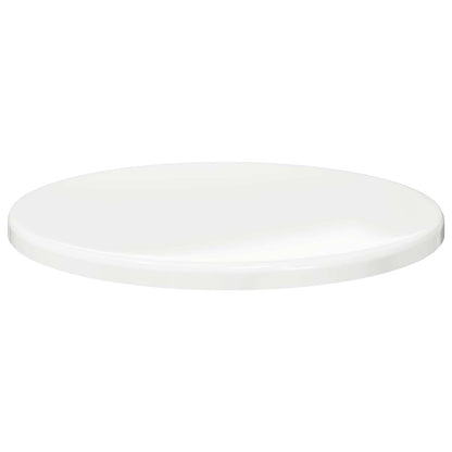 vidaXL Table Top Ø 70 x 1.5 cm Round Engineered Wood High Gloss White 5