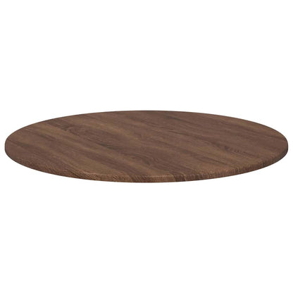 vidaXL Table Top Ø 70 x 1.5 cm Round Engineered Wood Brown Oak 5