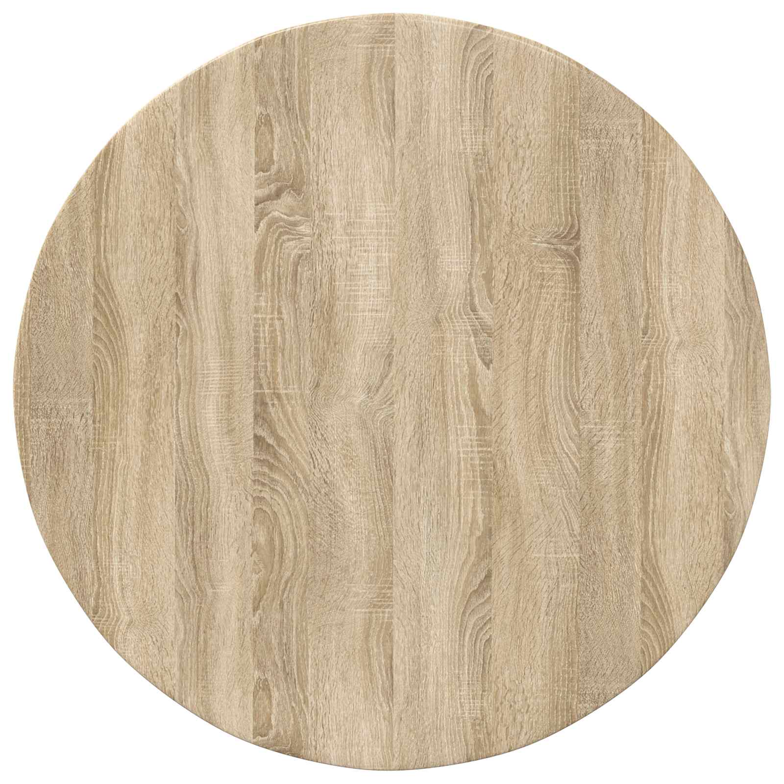 vidaXL Table Top Ø 80 x 1.5 cm Round Engineered Wood Sonoma Oak 2