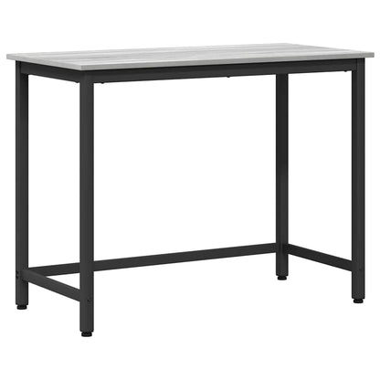 vidaXL Table Grey Sonoma 80 x 50 x 76.5 cm Engineered Wood and Steel 2