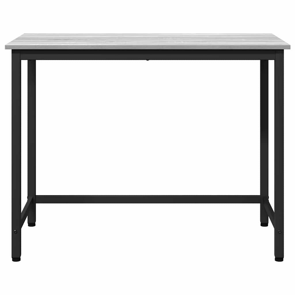 vidaXL Table Grey Sonoma 80 x 50 x 76.5 cm Engineered Wood and Steel 5