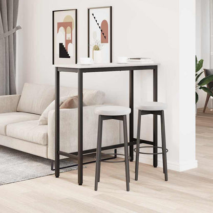 vidaXL Table White 100 x 40 x 101 cm Engineered Wood and Steel 4