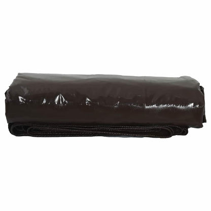 vidaXL Tarpaulin 650g / m² Brown 2.5 x 3.5 m Canvas with PVC Coating 3
