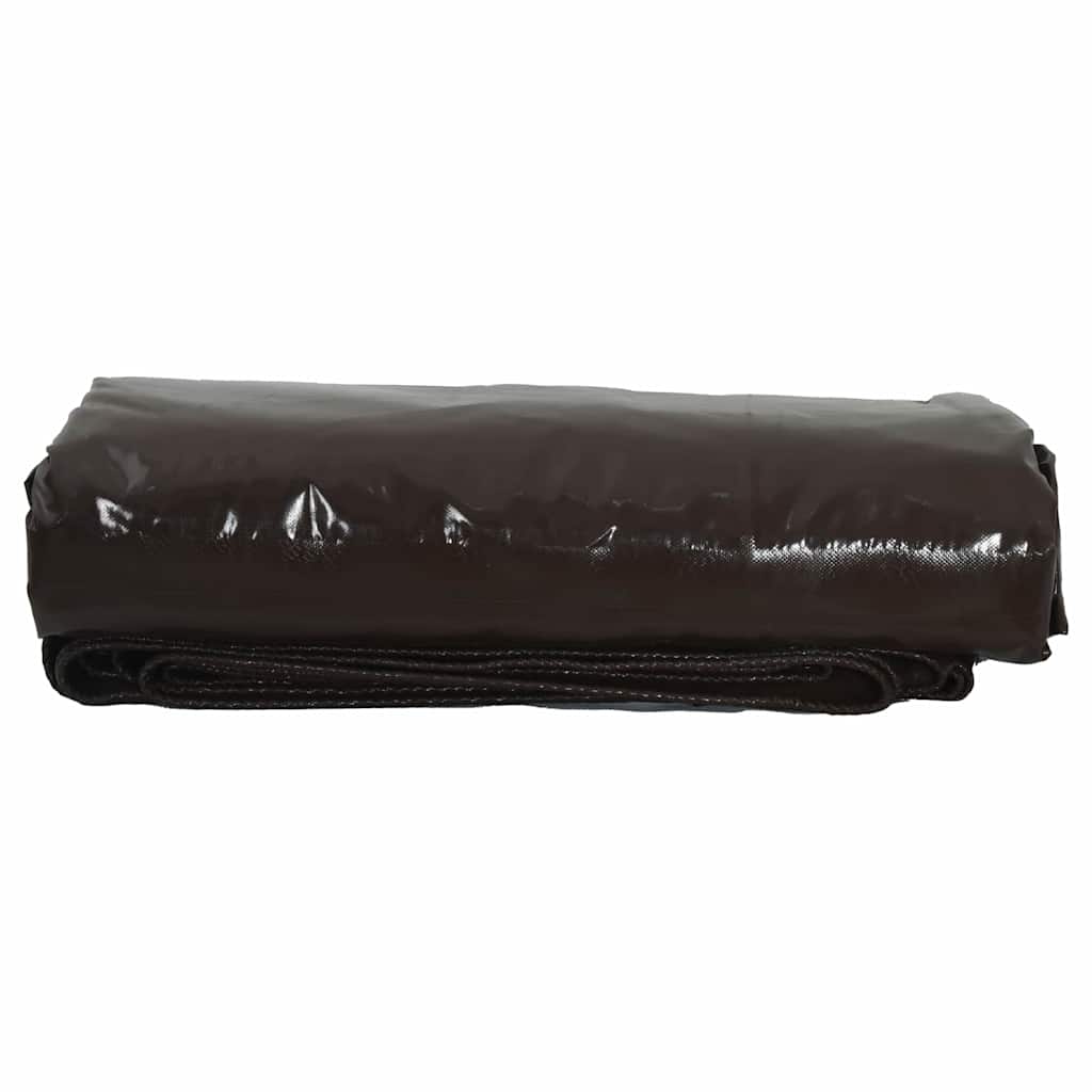 vidaXL Tarpaulin 650g / m² Brown 2.5 x 4.5 m Canvas with PVC Coating 3