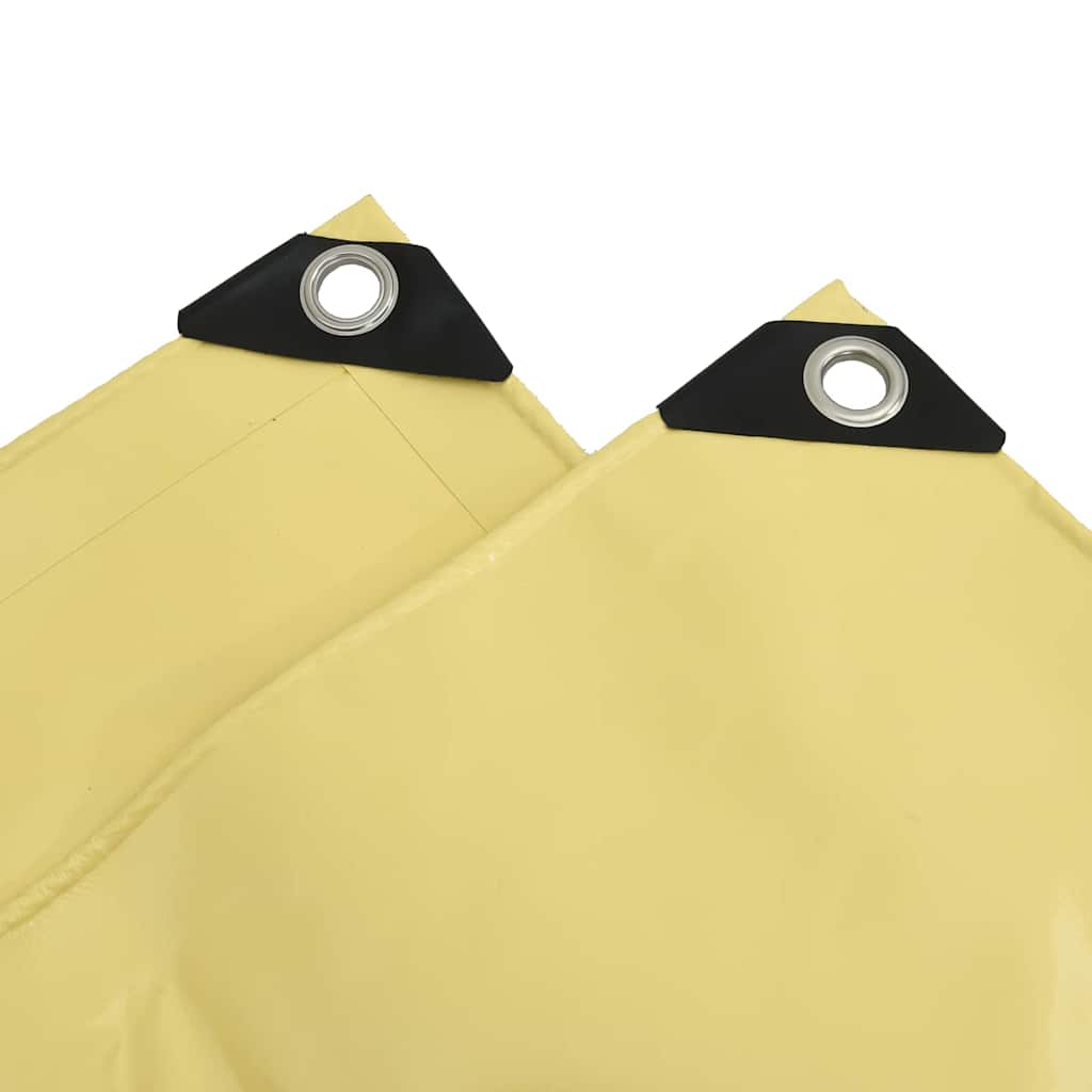 vidaXL Tarpaulin 650g / m² Beige 2.5 x 3.5 m Canvas with PVC Coating 5