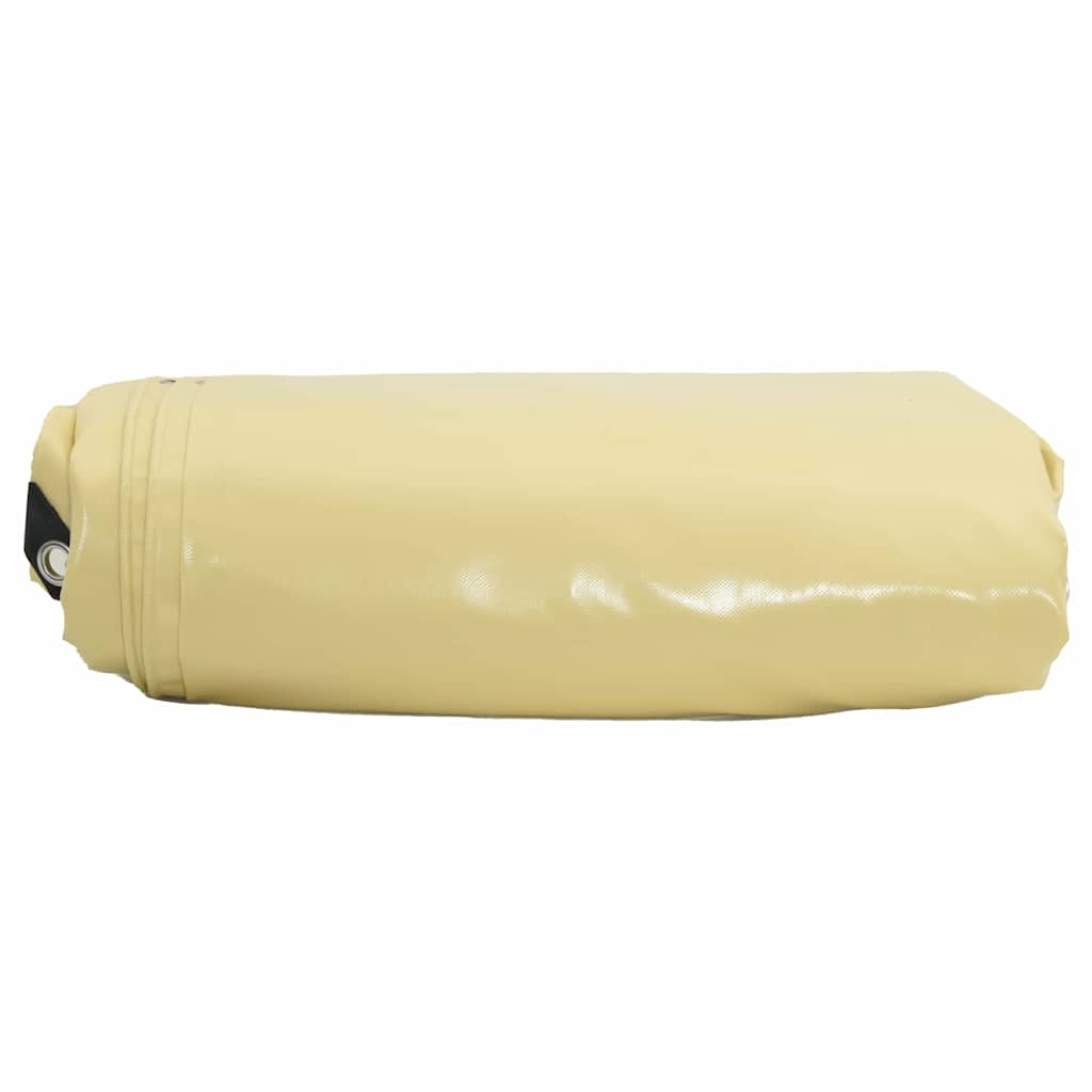 vidaXL Tarpaulin 650g / m² Beige 2.5 x 3.5 m Canvas with PVC Coating 3