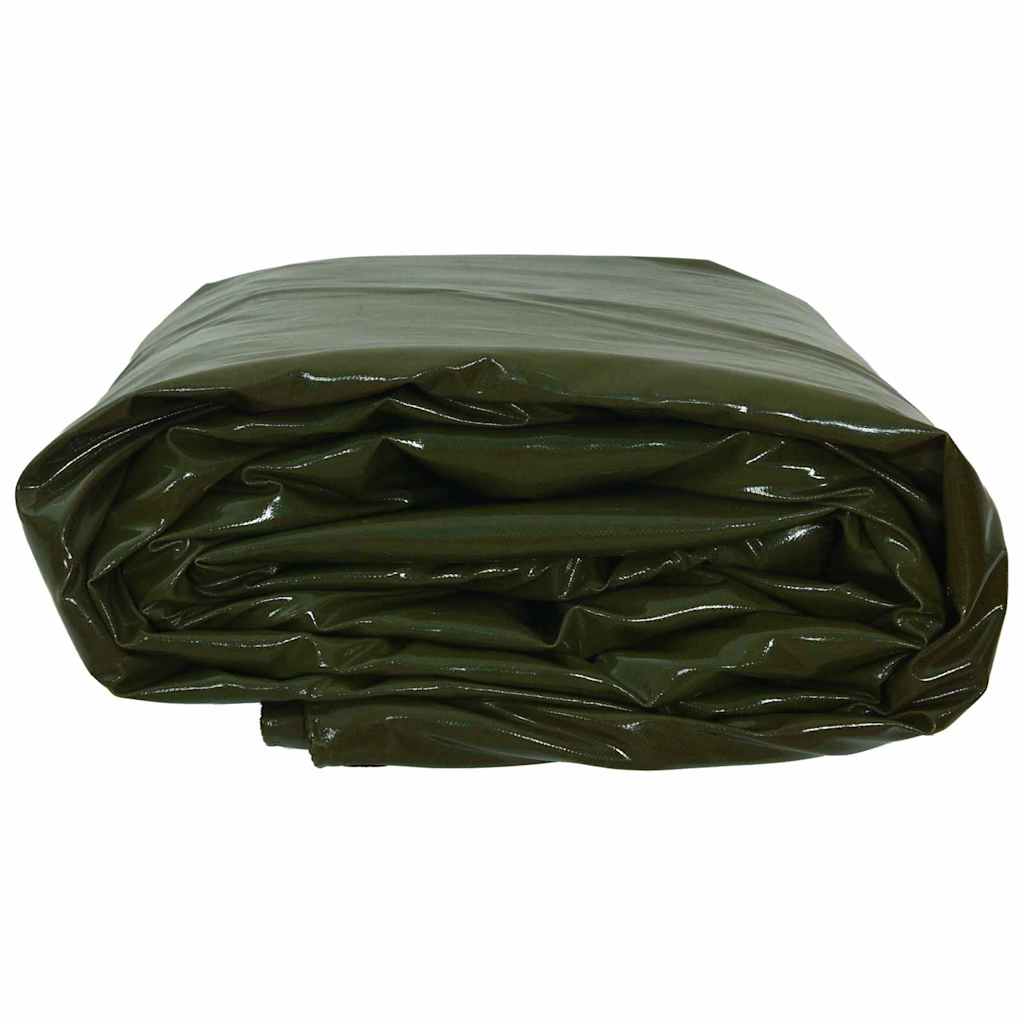 vidaXL Tarpaulin 650g / m² Olive Green 2.5 x 4.5 m 4