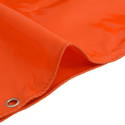 vidaXL Tarpaulin 650g / m² Orange 2.5 x 3.5 m Canvas with PVC Coating 6