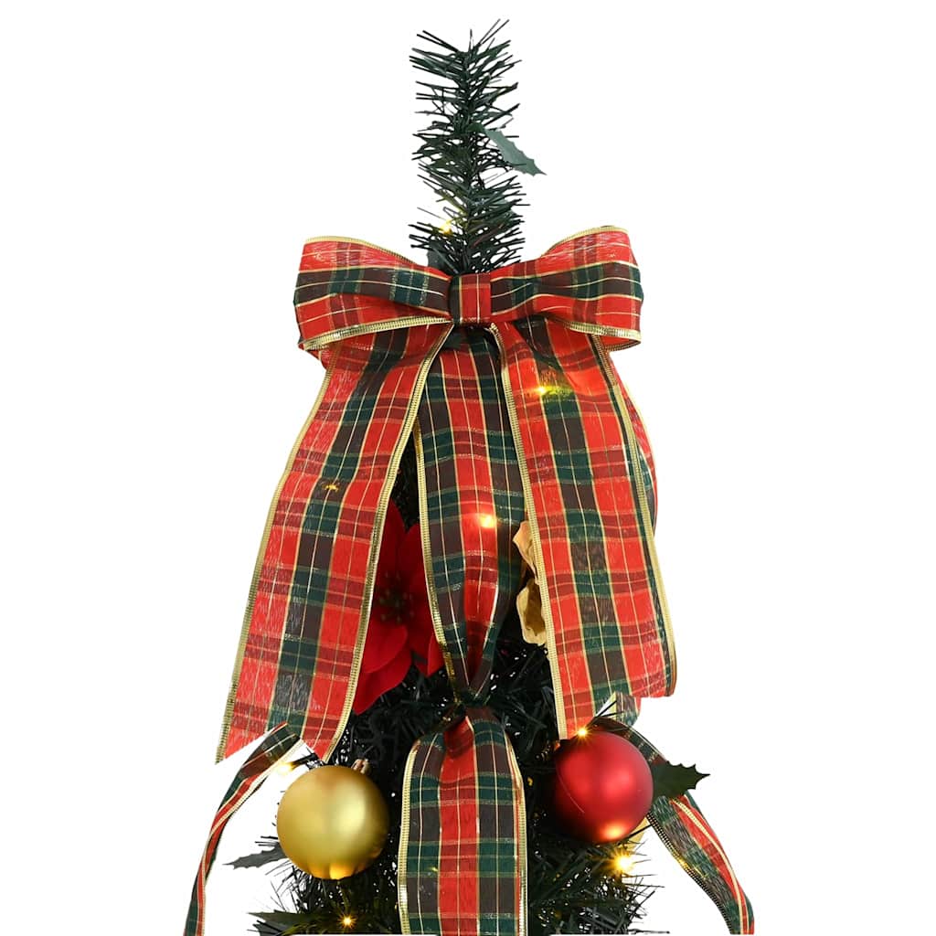vidaXL Artificial Christmas Tree with 150 LEDs Green 185 cm PVC 5
