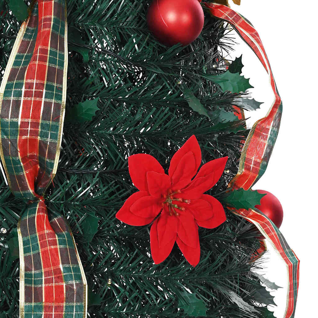 vidaXL Artificial Christmas Tree with 150 LEDs Green 185 cm PVC 6