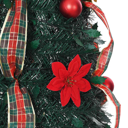 vidaXL Artificial Christmas Tree with 150 LEDs Green 185 cm PVC 6