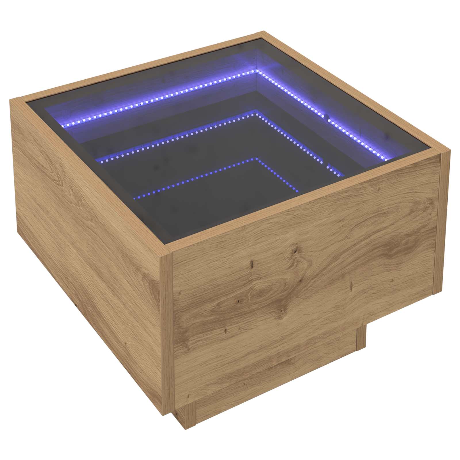 vidaXL Coffee Table Artisan Oak 40 x 40 x 30 cm Engineered wood 2