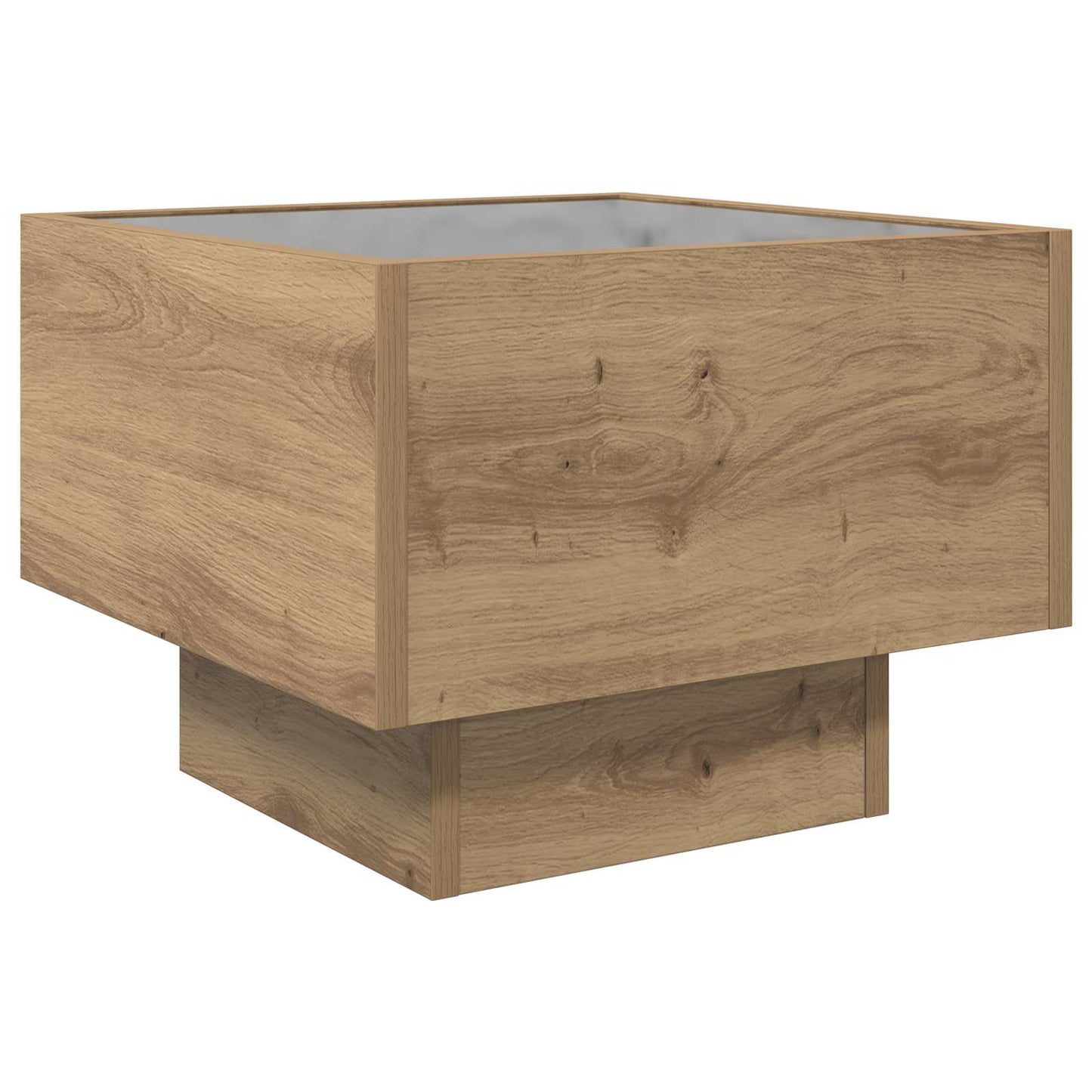 vidaXL Coffee Table Artisan Oak 40 x 40 x 30 cm Engineered wood 5