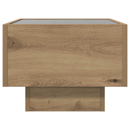 vidaXL Coffee Table Artisan Oak 40 x 40 x 30 cm Engineered wood 6
