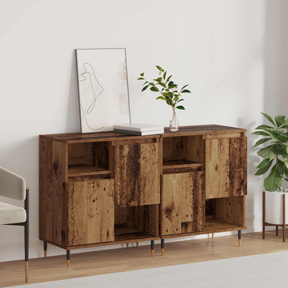 Sideboards Engineered Wood 2 pcs Old wood