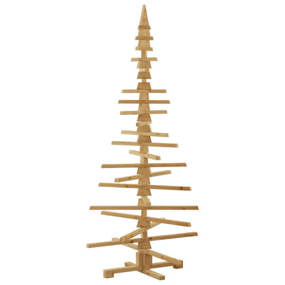 Wooden Christmas Tree KOTKA Solid Pine Wood Brown finish 180 cm