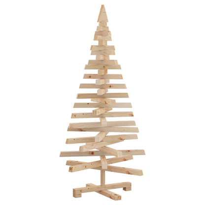 vidaXL Christmas Trees KOTKA 120 cm Solid Pine Wood Natural 2