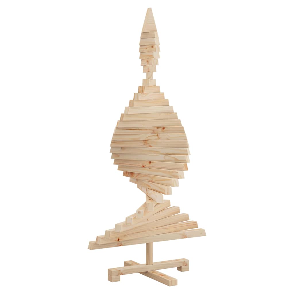 vidaXL Christmas Trees KOTKA 120 cm Solid Pine Wood Natural 6