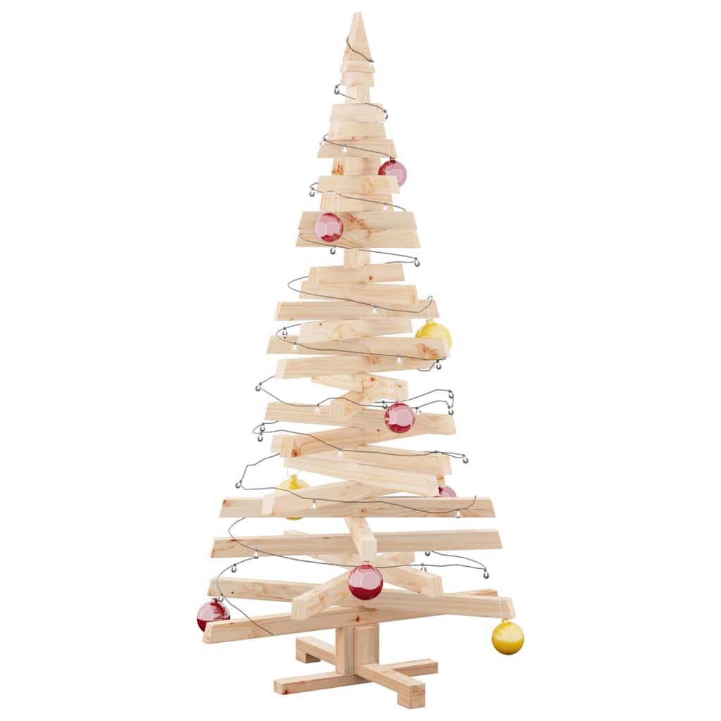 Wooden Christmas Tree KOTKA Solid Pine Wood Natural Natural (unfinished) 150 cm